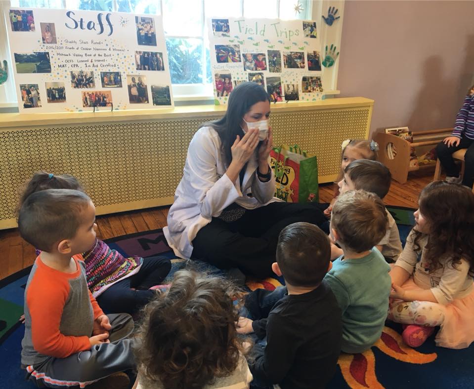 Dr. Erin Brown of Neighborhood Family Dentistry at the Genesee St. Children's Center in New Hartford, NY